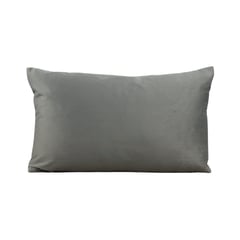 GENERICO - Funda de cojin Velvet 30 x 50 cm - Gris