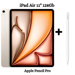 APPLE - Ipad Air 11 Chip M2 128Gb - Starlight + Pencil Pro