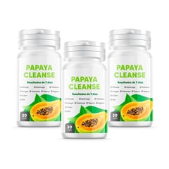 GENERICO - Papaya Cleanse Mejora Funciones del Sistema Digestivo 03 Frascos