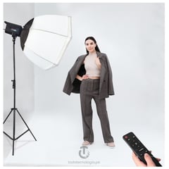 GENERICO - Kit Softbox Iluminación para Foto Fotografia Filmación Profesional