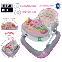 HI BABY - Andador Musical Con Bluetooth 3 Niveles Altura