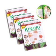 IMPORTADO - Kinoki Parches De Desintoxicación Para Pies x 3 Cajas