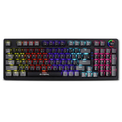 CYBERTEL - Teclado Mecanico Gamer 96keys Usb Striker Cyb K1005 Rainbow