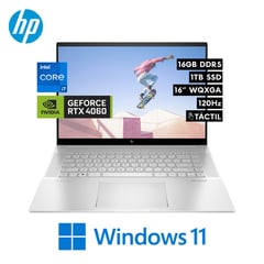 HP - Laptop Envy 16-H1053DX Intel Core i7 13700H 16GB 1TB SSD RTX4060 8GB 16″ WQXGA 120Hz Táctil W11