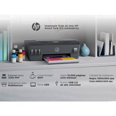 HP - Impresora Multifuncional Smart Tank 515