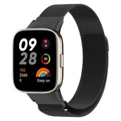 GENERICO - CORREA MILANESE PARA XIAOMI REDMI WATCH 3 - NEGRO