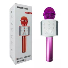 GENERICO - Micrófono Karaoke Inalámbrico Con Bluetooth Parlante Usb