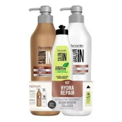 SALON IN - Shampoo mas acond. Hydra Repair de 1 lt y Ultra Active 500 gr -