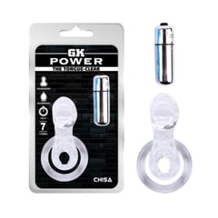 CHISA - Anillo Vibrador Clear GK Power