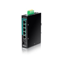 TRENDNET - Switch DIN-Rail PoE+ Gigabit industrial reforzado TI-PG541