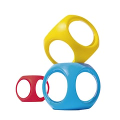 MOLUK - Juguete flexible Oibo Colores primarios 3 unidades