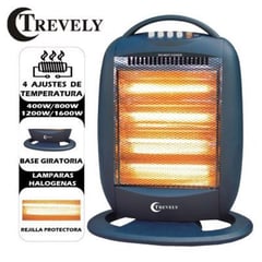 TREVELY - CALEFACTOR ELECTRICO TCH-040 1600W