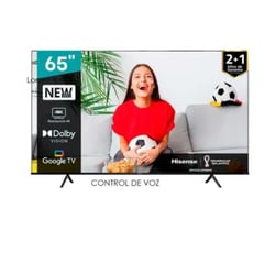 HISENSE - Televisor Smart TV UHD 4K 65 Vidaa Dolby Vision 65A6H