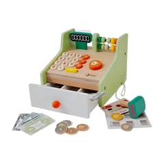 CLASSIC WORLD - Caja Registradora de Madera Cash Register