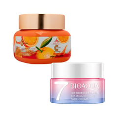 BIOAQUA - Crema Facial Aclaradora + Crema Colágeno y Vitamina C