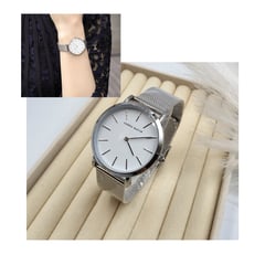 HANNAH MARTIN - RELOJ PLATEADO RELOJ ELEGANTE MUJER