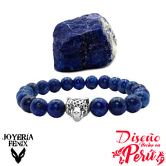 JOYERIA FENIX - Pulsera Leopardo Piedra Natural - Joyería Fénix