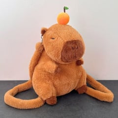 IMPORTADO - Mochila Peluche Capibara 35cm