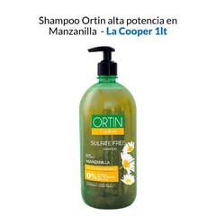 IMPORTADO MC - Shampoo Ortin Alta Potencia En Manzanilla La Cooper 1Lt