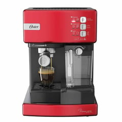 OSTER - Cafetera automática BVSTEM6603R_053 Espresso PrimaLatte 15 bares