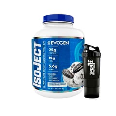 EVOGEN - Proteina ISOJECT 1.8 kg Cookies and cream + SmartShaker