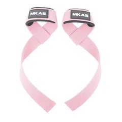 MKAS - Straps para levantamiento de pesas - ROSADO