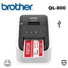 BROTHER - Impresora De Etiqueta QL-800 USB Termico