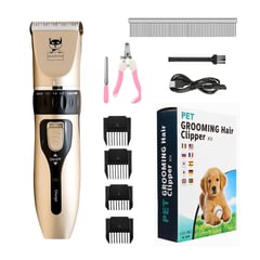 GENERICO - Maquina Corta Pelo Para Mascota Inalámbrica - Kit Completo