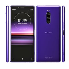 SONY - Sony Xperia 1 J9110 6.5" 4K HDR OLED 128GB Smartphones - púrpura Reacondicionado