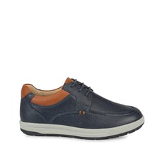 RABBIT - Zapato Derby Casual ANGEL-091 K Azul Cuero