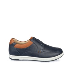 RABBIT - Zapato Derby Casual ANGEL-091 T Azul Cuero