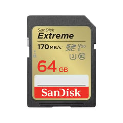 Extreme 64GB SDXC Memoria SD UHS-I Card 170MBs