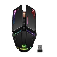 MICRONICS - Mouse Gamer Wifi Recargable 7 Leds Ranger RX M822RX