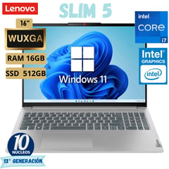 Laptop Slim 5 16Irl8 Core I7 - 13620H, 16"Wuxga, Ram 16Gb, Ssd 512Gb, Windows 11