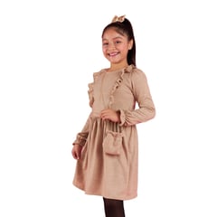 KIDS MASHMELO - Vestido Angora Con Foil Para Niña Kidsmashmelo