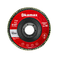 DKAMAX - 10 pzs/set DISCOS FLAP 4 1 / 2 " GRANO P40