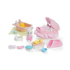 Calico Critters Set Carriola y Accesorios Sophie Coneja