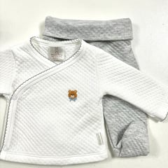 WAWA PIMA - SET DE 2 PIEZAS GRAY BEAR CHAQUETA Y PANTALON