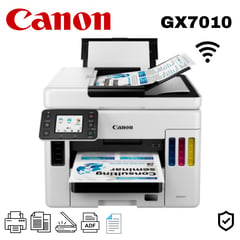 CANON - Impresora Multifuncional Maxify GX7010 Wifi Adf Duplex