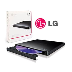 LG - Grabadora de DVD Portátil Ultra Slim