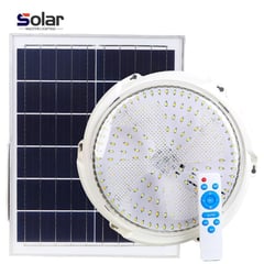 GENERICO - Iluminacion led con panel solar 400W Interior Hogar