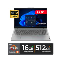 LENOVO - LAPTOP V15 G4 AMN 15.6" FHD TN AMD Ryzen 5 7520U 2.8 - 4.3GHz/ 16GB DDR5 512GB SSD/ Freedos