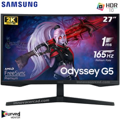 SAMSUNG - Monitor Odyssey G5 LS27CG552ELXPE 27 WQHD 165HZ 1MS