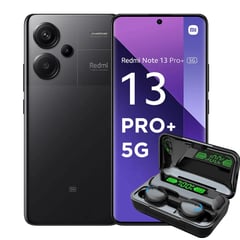 XIAOMI - REDMI NOTE 13 PRO PLUS 5G NEGRO 12RAM/512GB + AUDIFONOS INALAMBRICOS