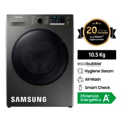 SAMSUNG - Lavadora 10.5 KG carga frontal WW10TA046BX