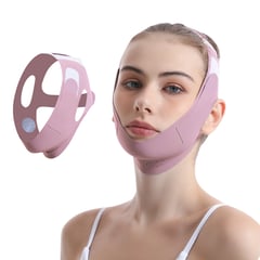 GENERICO - Mentonera Faja Facial Ajuste Lateral Control Doble Mentón Papada