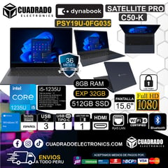 DYNABOOK - Laptop Intel Core i5-1235U 8GB 512GB 15.6´´ HD Windows 11 Pro