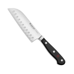 WUSTHOF - Cuchillo Santoku Classic de filo alveolado de 17cm