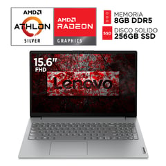 LENOVO - Laptop Amd Athlon Silver 7120U DDR5 8GB SSD 256GB Pantalla 15,6 pulgadas