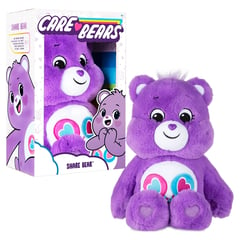 BABY BASICS - OSITOS CARIÑOSITOS CARE BEARS PELUCHE SHARE BEAR MORADO 35CM